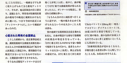 日経BP社　日経ドラッグインフォメーション　2005年2月23日号記事